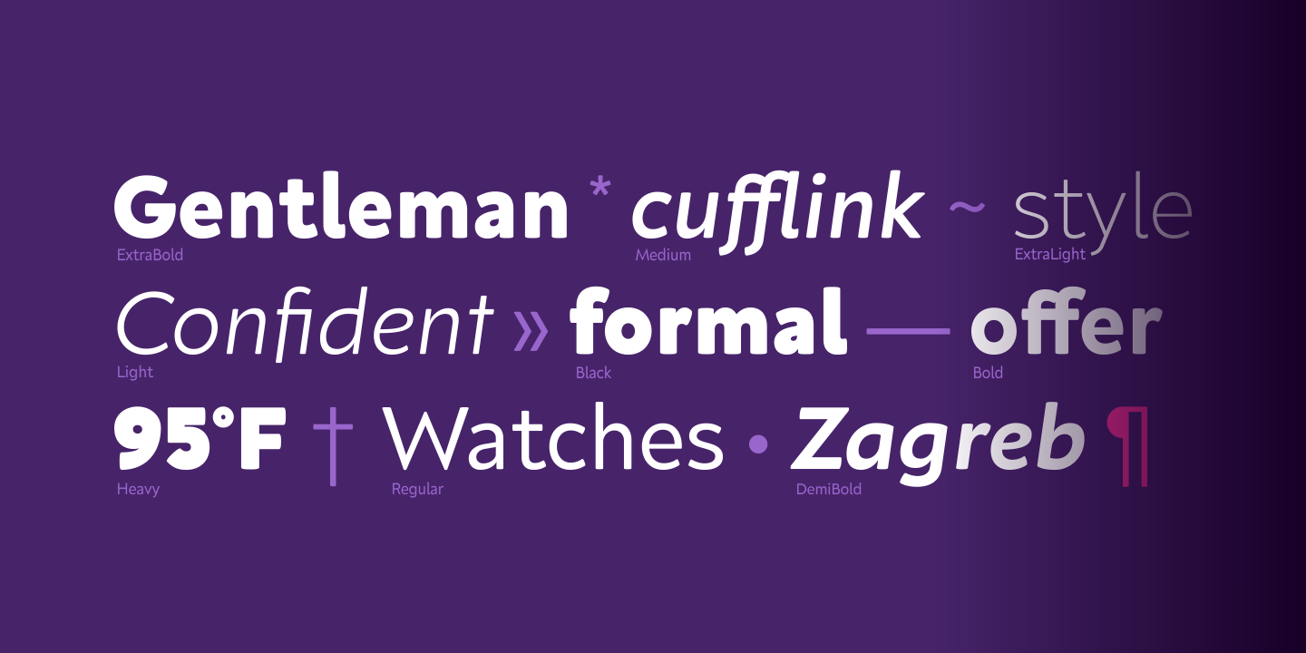 Neufreit Medium Italic Font preview